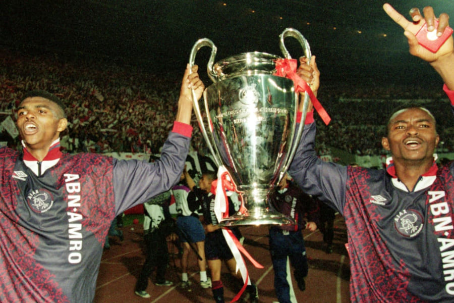 Nwankwo Kanu (left) and Finidi George
